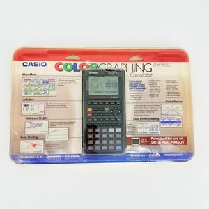 Casio CFX-9850G Color Graphing Calculator New NOS VTG Manual Included